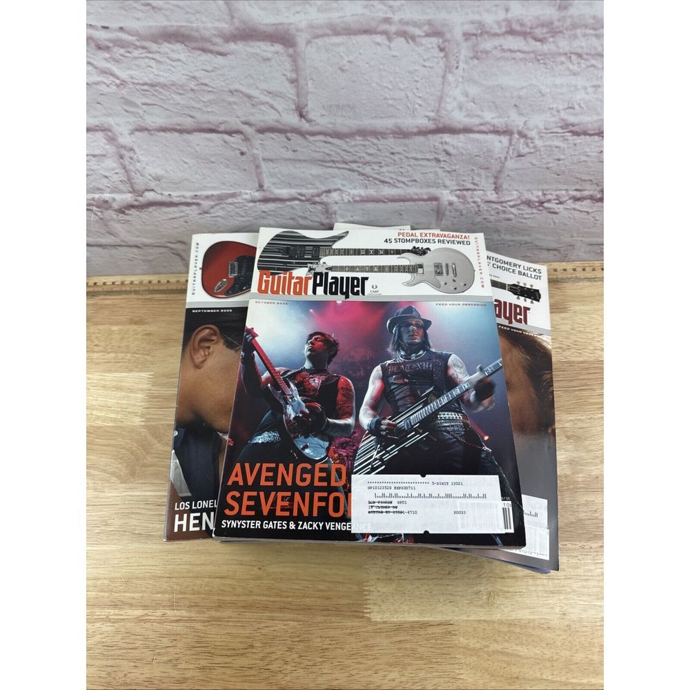 2006 Set Of Guitar Player Magazine Lot of (12) Various Issues‎ VG+